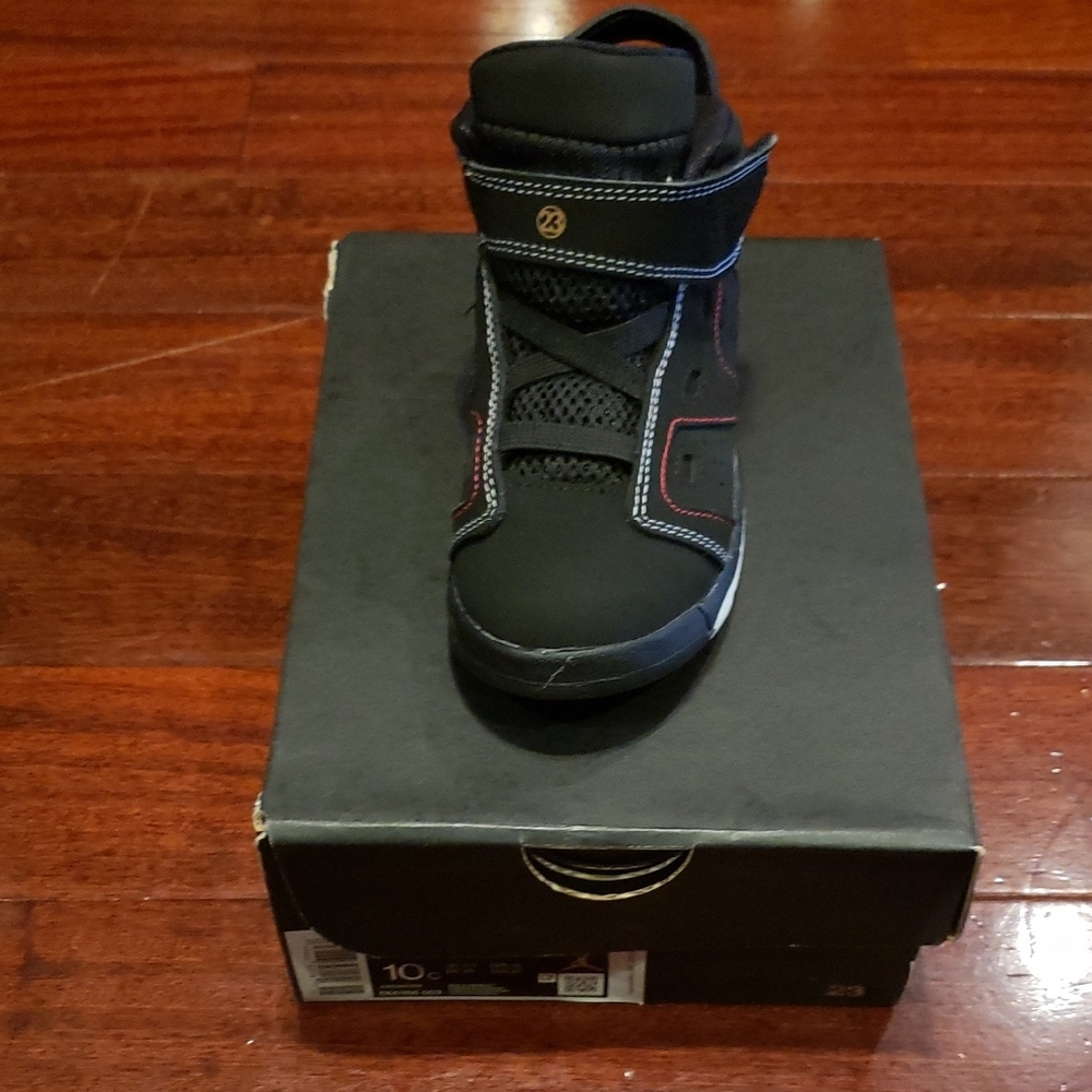 Jordan Kids Sneakers Black with Red Accents